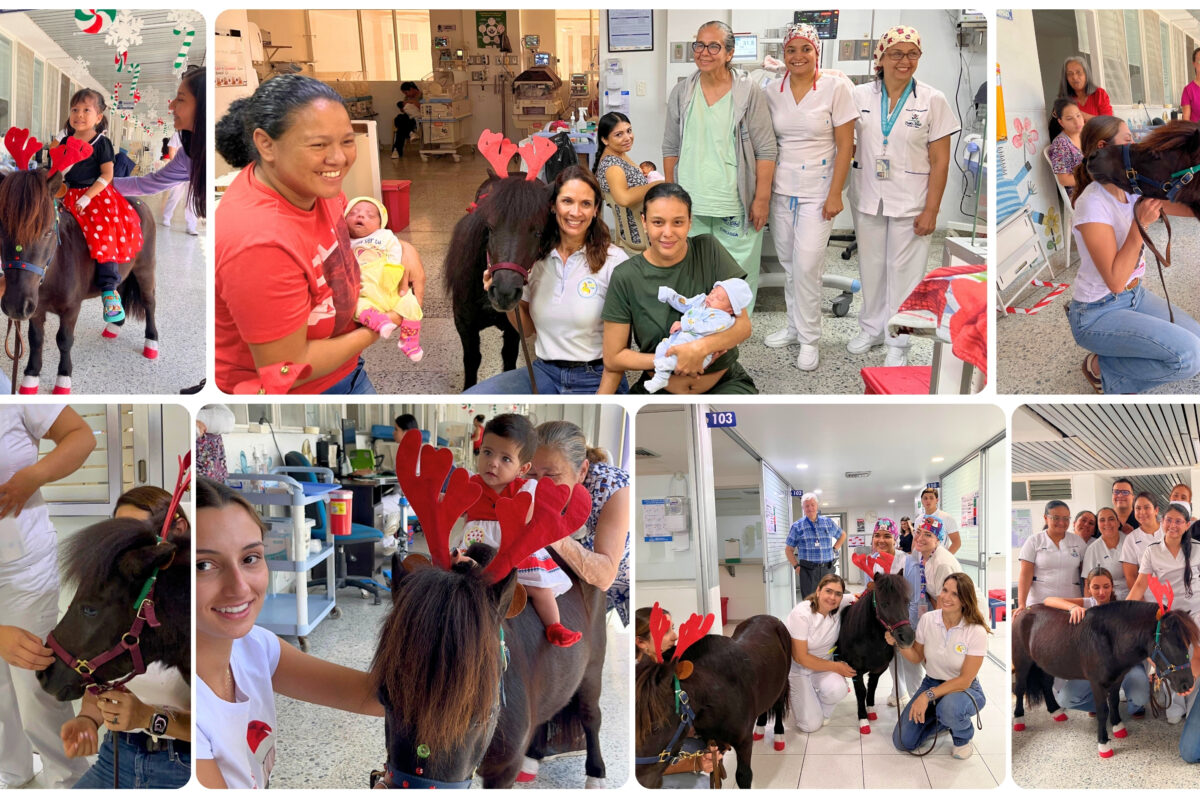 Sonrisas galopantes por los pasillos de la Fundación San José de Buga