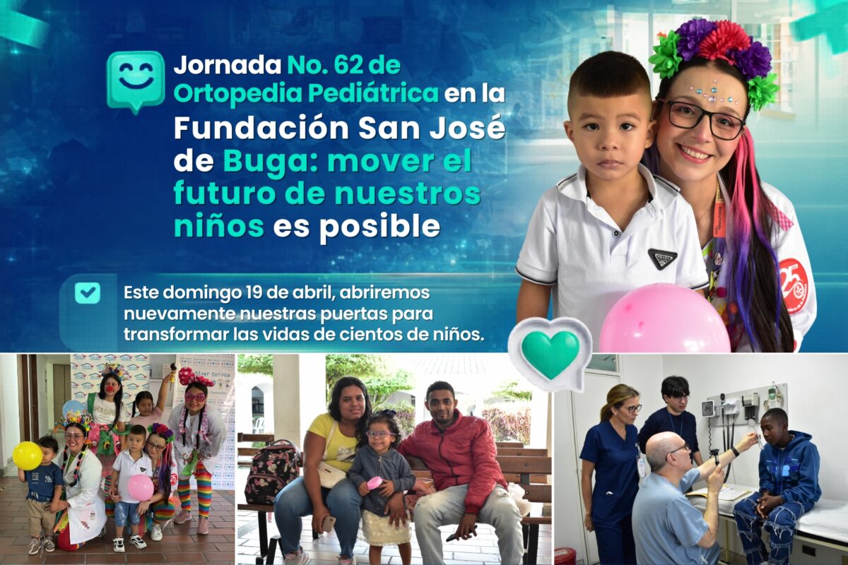 Jornada No. 62 de Ortopedia Pediátrica en la Fundación San José de Buga: mover el futuro de nuestros niños es posible